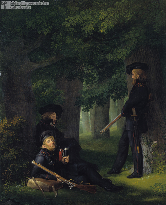 Georg Friedrich Kersting, <I>On Outpost Duty</i> (1815)